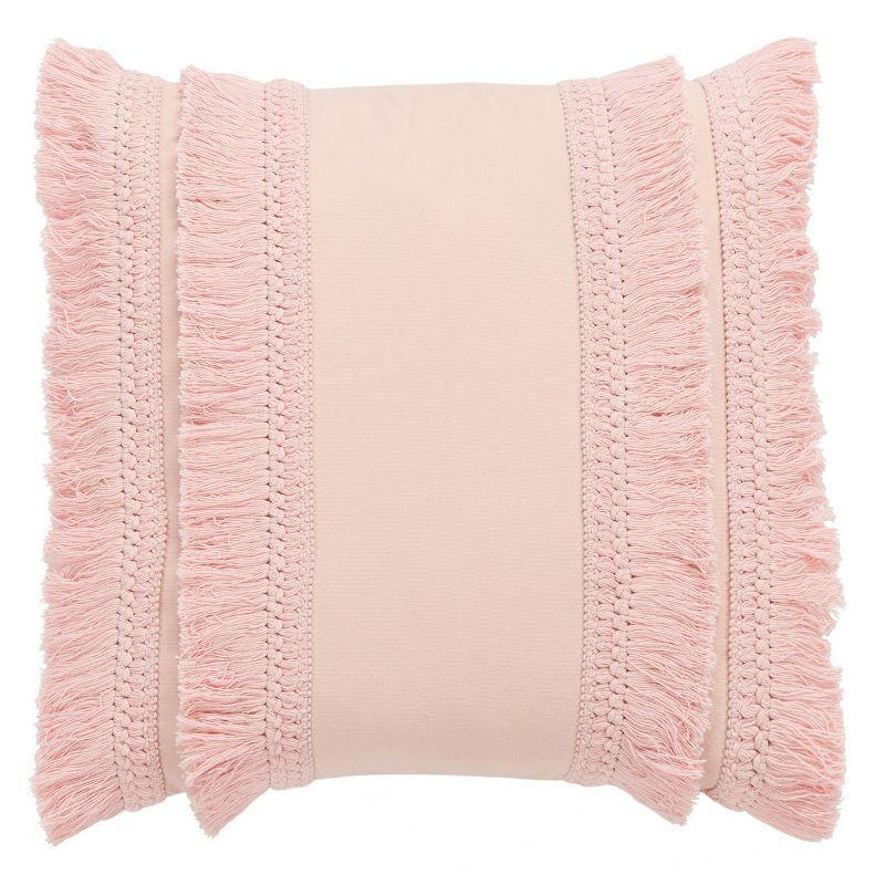 Safavieh Fringed Cotton Throw Pillow