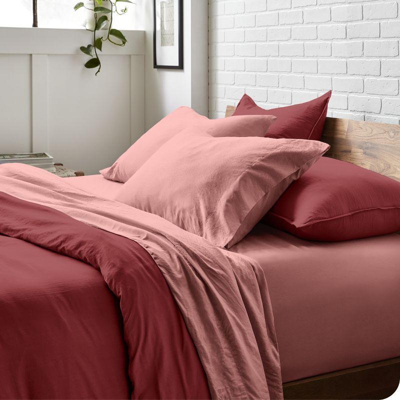 Washed Microfiber Sheet Set by Bare Home