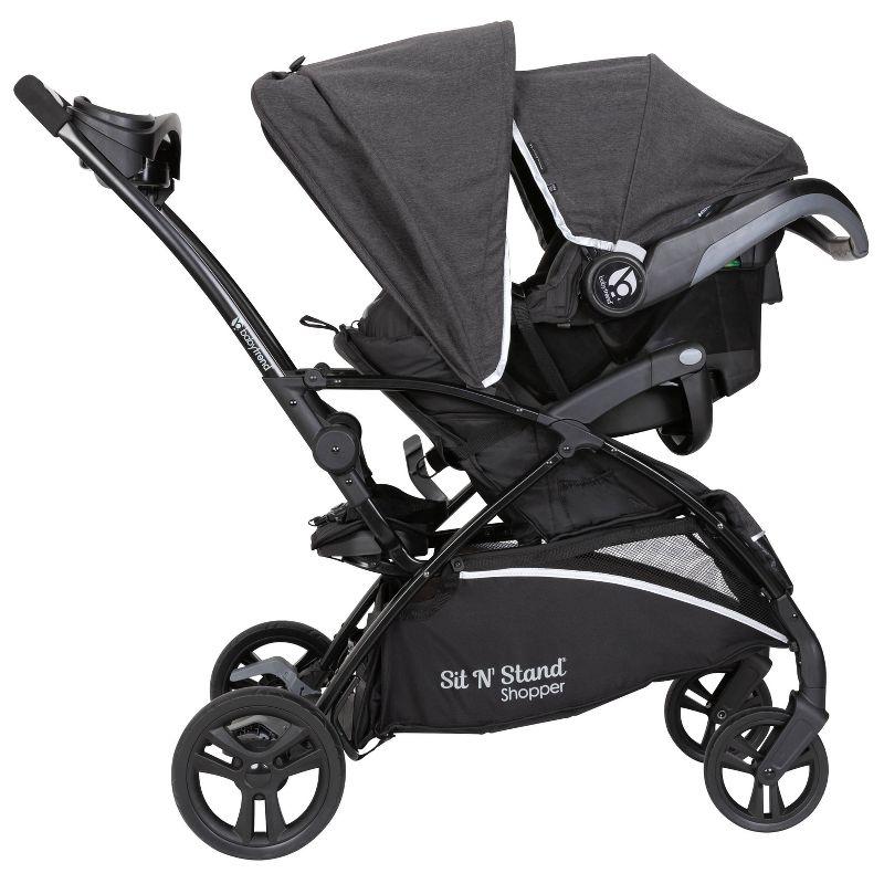 Baby Trend Sit N' Stand 5-in-1 Shopper Stroller Travel System - Gray