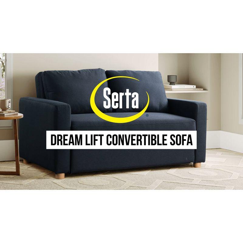 Serta Trinity Full Size Convertible Sleeper Sofa