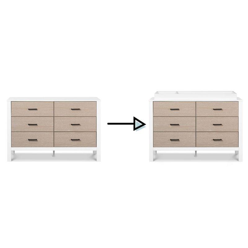 Coastwood White 6-Drawer Farmhouse Nursery Dresser