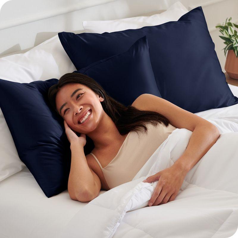 Bare Home Soft Poly Satin Pillowcase Set