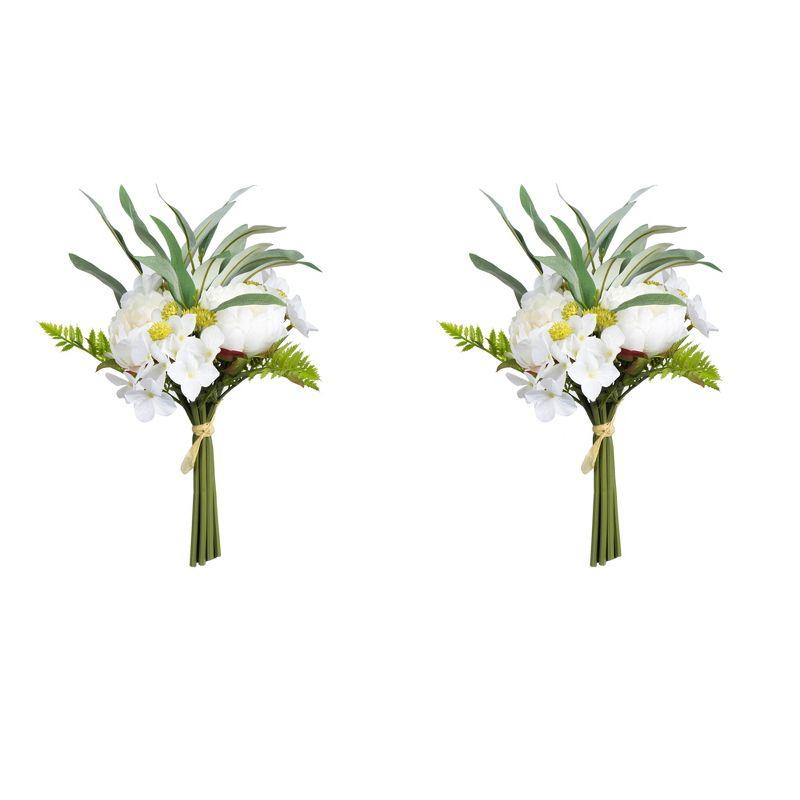 Primrue 14" Artificial Peony Bouquet
