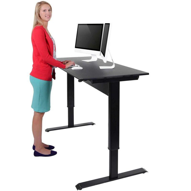 Stand Up Desk Store Pneumatic Adjustable Height Standing Desk Computer Workstation