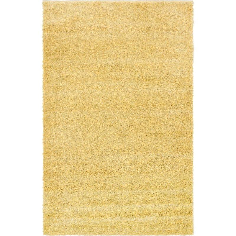 Unique Loom 3' 3 x 5' 3 Solo Calabasas Yellow Area Rug