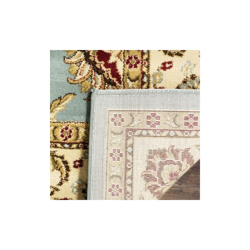 Lyndhurst LNH553 Power Loomed Area Rug - Blue/Ivory - 6'7"x9'6" - Safavieh