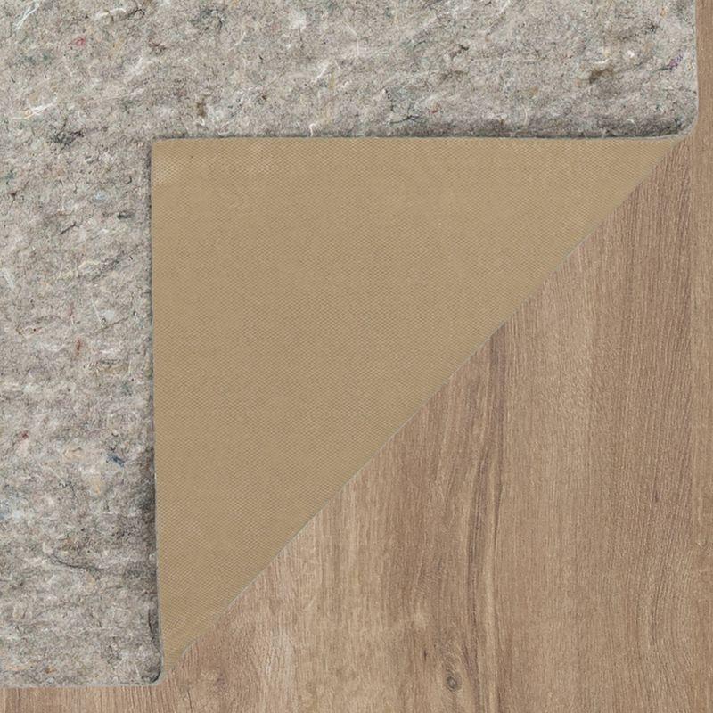 Mohawk 2'x8' All Purpose Rug Pad Gray: Stain-Resistant Rectangle, Recycled Synthetic Fibers, Latex Backing
