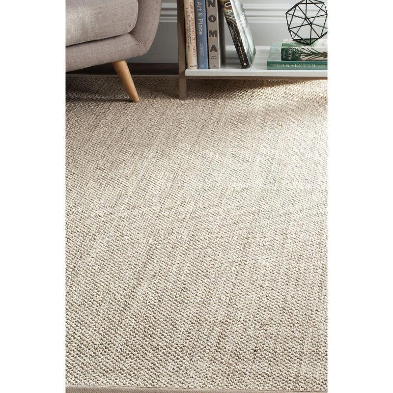 Natural Fiber NF143 Power Loomed Indoor Area Rug - Marble/Beige - 5'x5' - Safavieh
