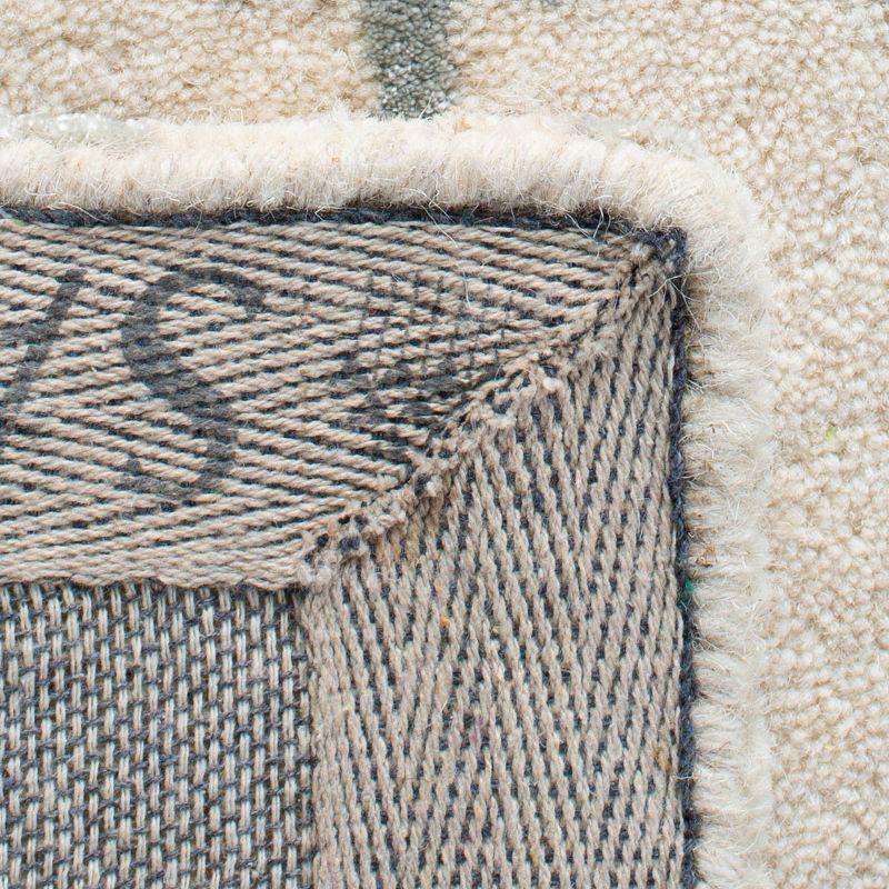 Himalaya HIM903 Handmade Area Rug - 6'x6' - Ivory/Grey - Safavieh