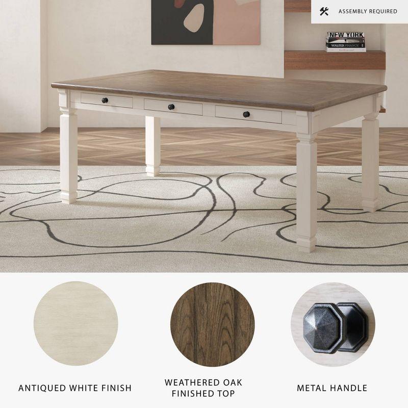 Rosalind Wheeler Chailey Solid Wood Base Dining Table