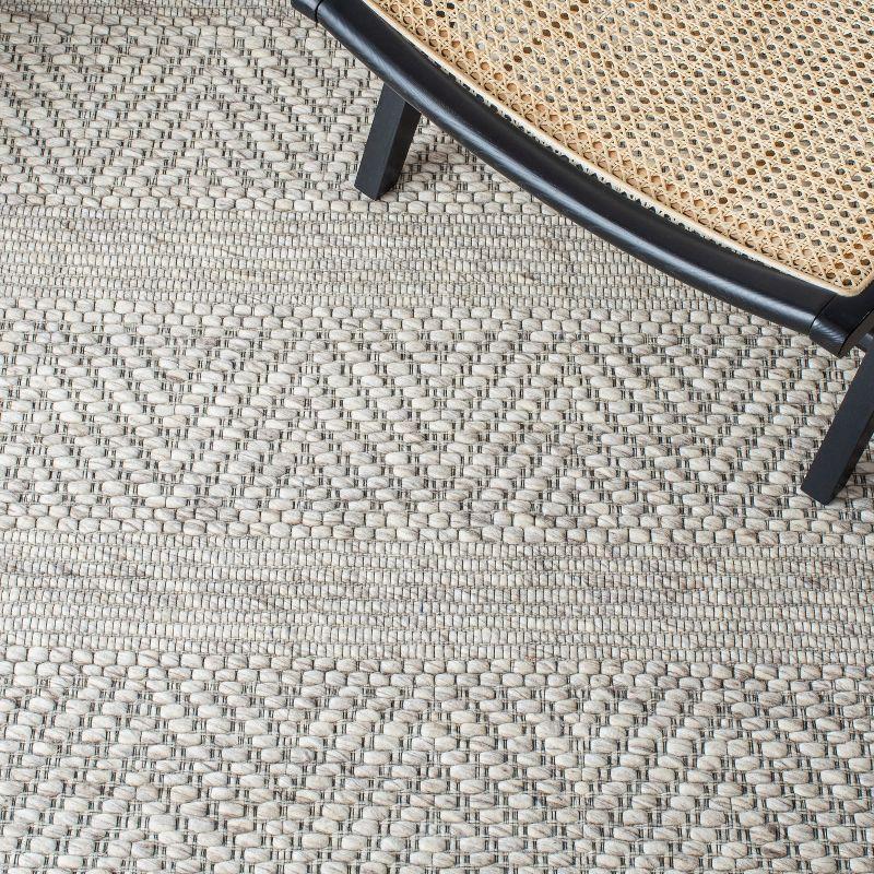 Marbella MRB554 Power Loomed Indoor Area Rug - Beige/Light Grey - 5'x8' - Safavieh