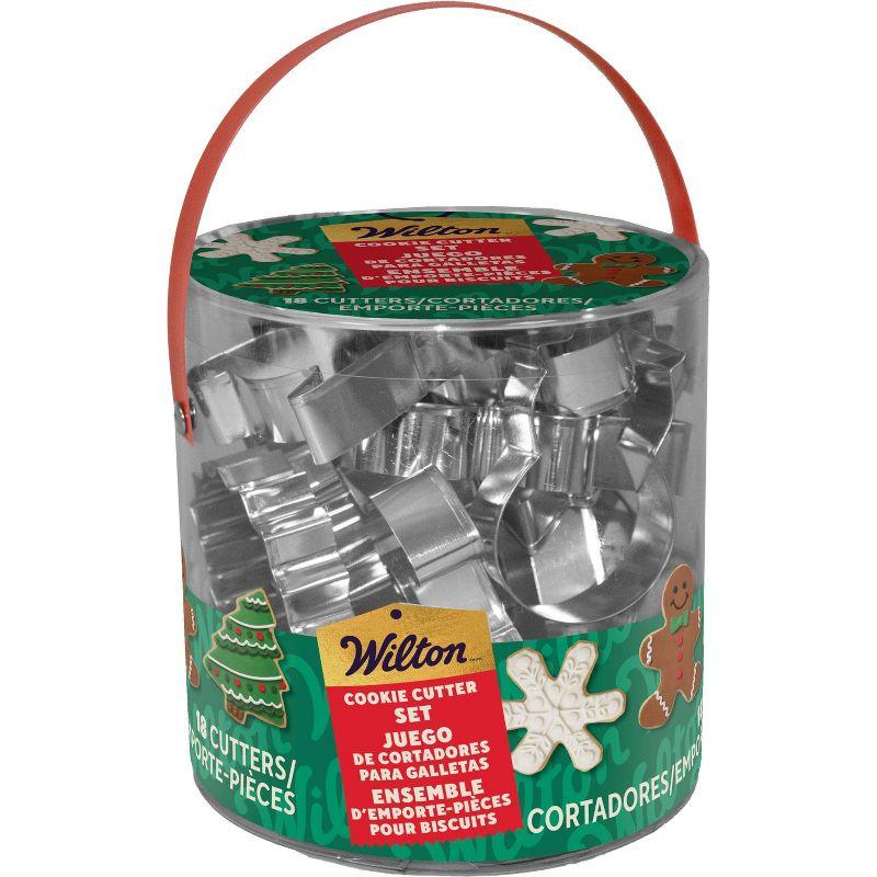 Wilton 18-Piece Christmas Cookie Cutter Set in Tinplate