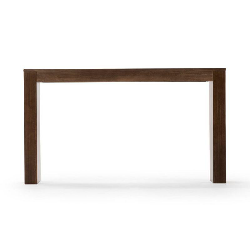 Plank+Beam 56" Solid Wood Console Table, Conture Rounded Edge Sofa Table, Narrow Entryway Table, Console Tables for Entryway