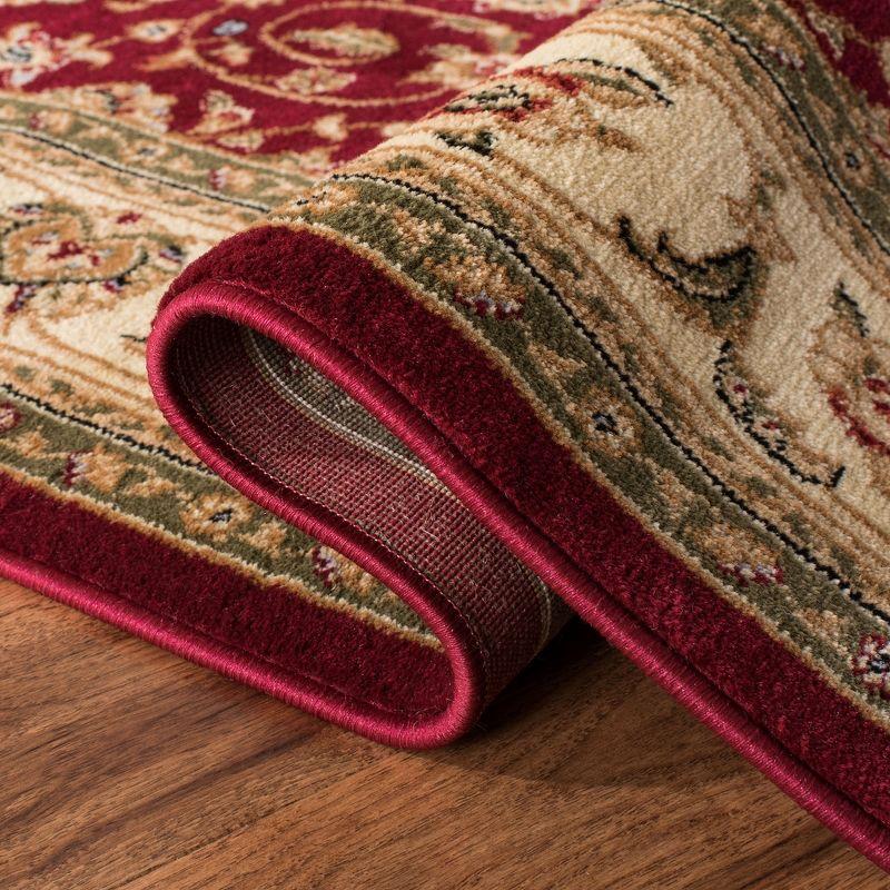 Lyndhurst LNH312 Power Loomed Area Rug - Red/Ivory - 8'x11' - Safavieh.