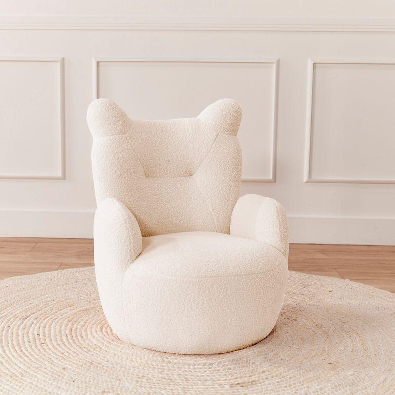 ECR4Kids Teddy Chair, White