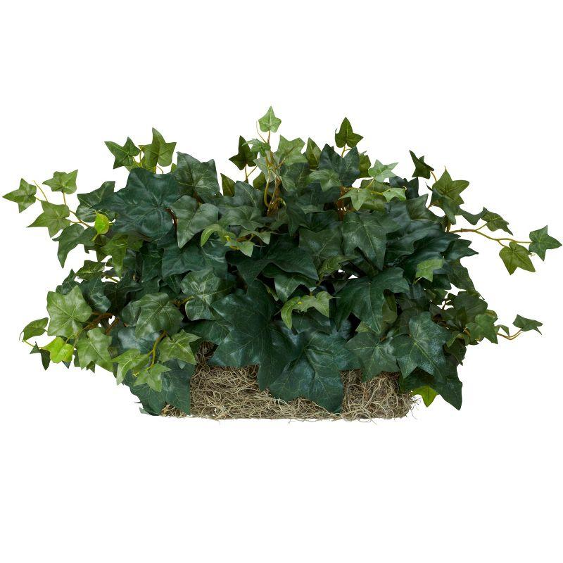 Lush Green 18" Silk Ivy Tabletop Plant in Decorative Foam