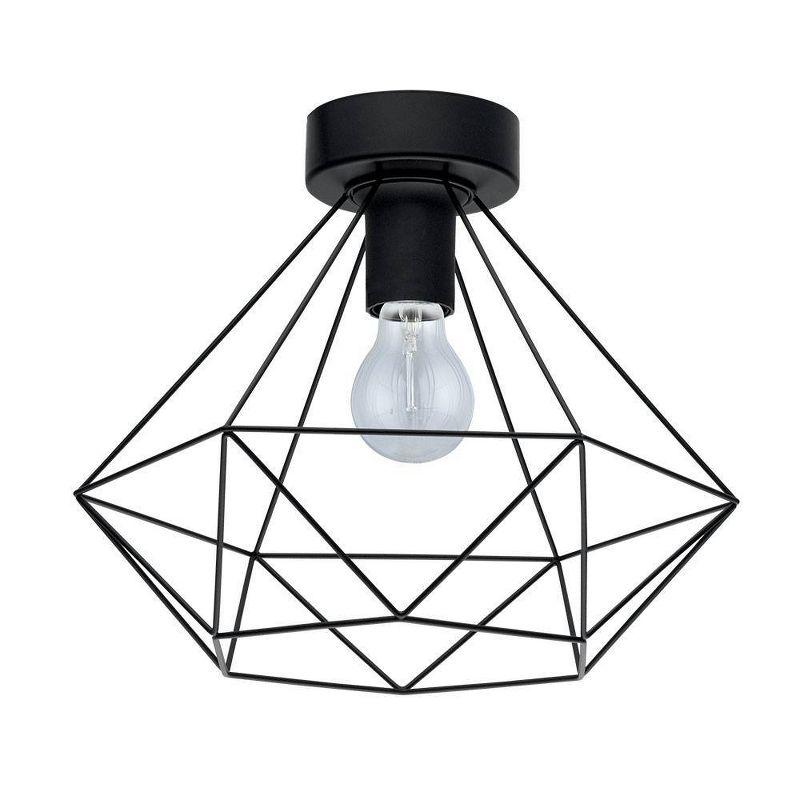 1-Light Tarbes Ceiling Light Matte Black - EGLO