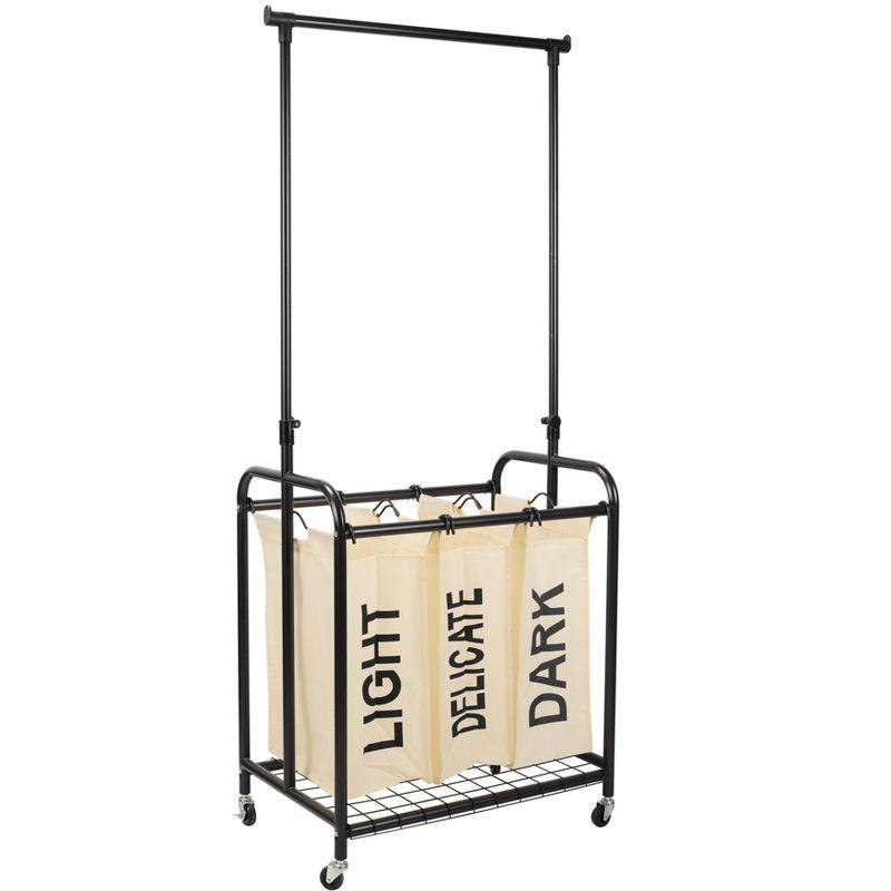 Rebrilliant Metal Rolling Laundry Sorter with Handles