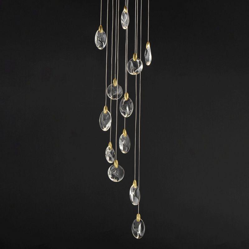 ET2 Lighting Phoenix 1 - Light Pendant in  Black/Gold