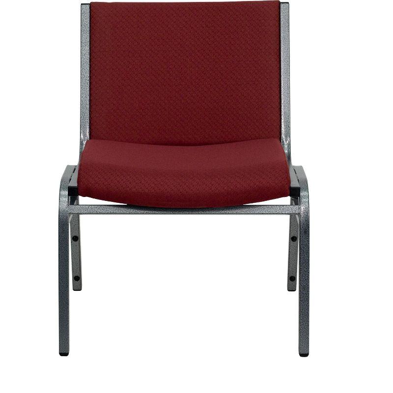 Hercules Series 1000 lb Capacity Burgundy Fabric Stacking Chair