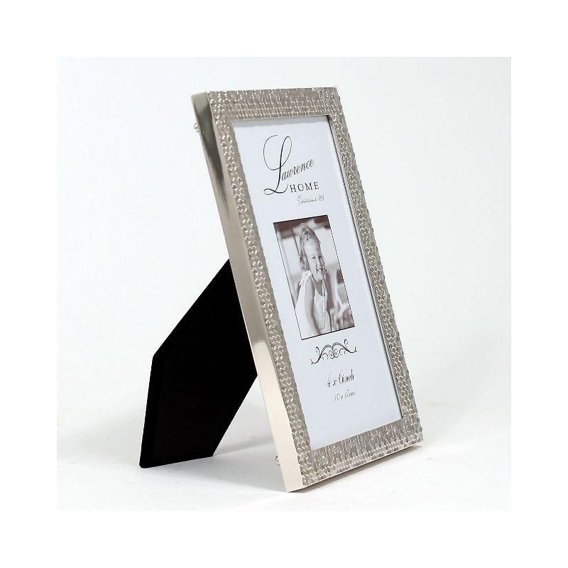 Lawrence Frames 710846 Shimmer Silver Metal 6.54" x 4.57" Picture Frame