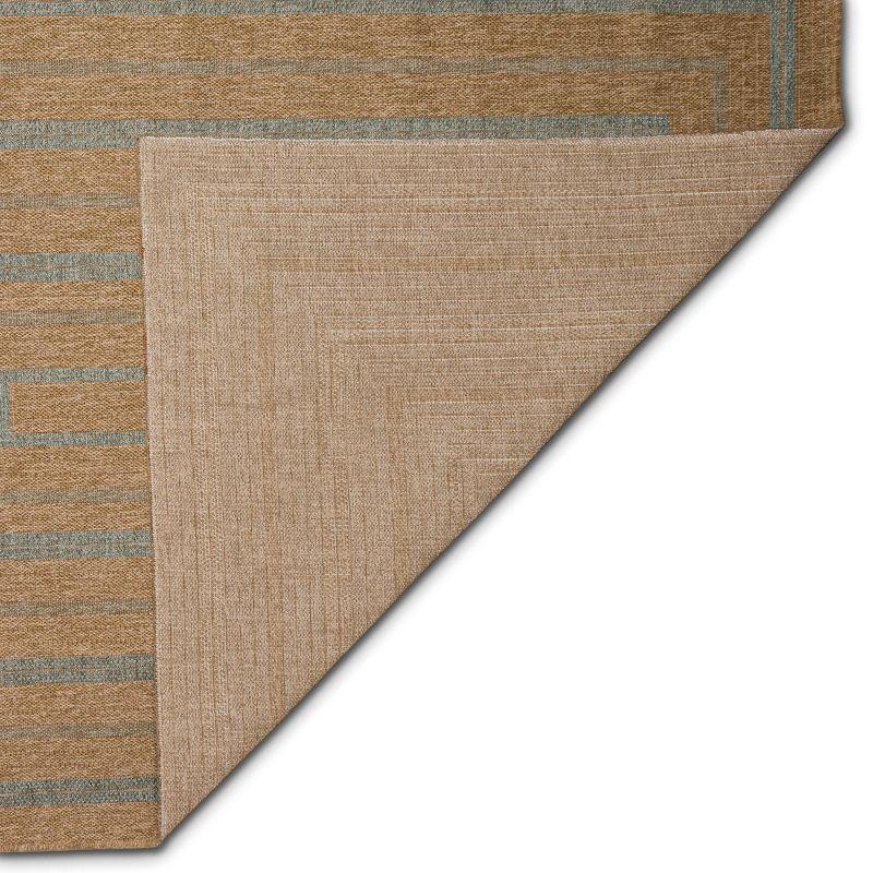 Liora Manne Sahara Multi Border Indoor/Outdoor Rug Aruba 7'10" Square