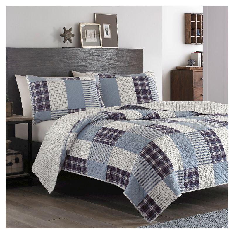 Camano Island Quilt And Sham Set Plum - Eddie Bauer®