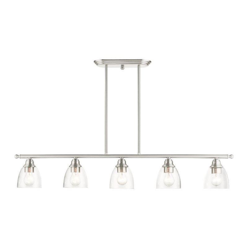 Livex Lighting Montgomery 5 - Light Chandelier in  Brushed Nickel