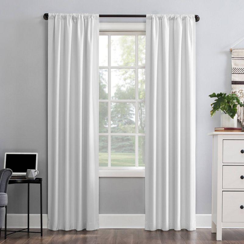 Sun Zero Blackout Cyrus Thermal Back Tab Curtain Panel