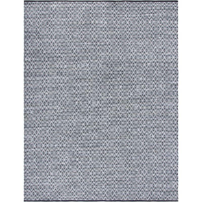 Montauk MTK621 Hand Woven Indoor Area Rug - Grey/Black - 6'x9' - Safavieh