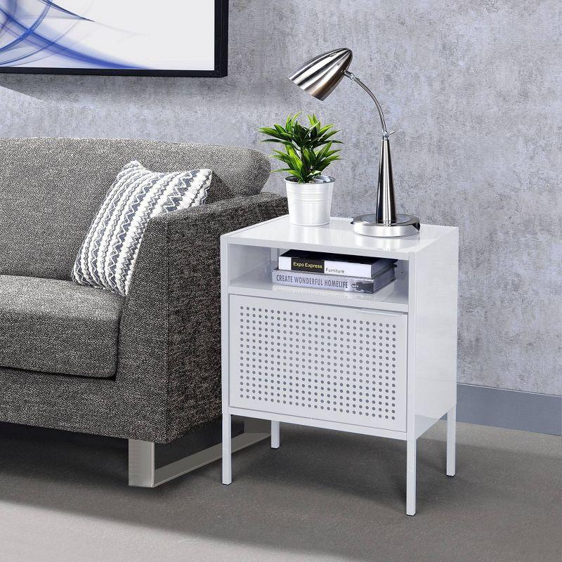 Zander Metal Nightstand