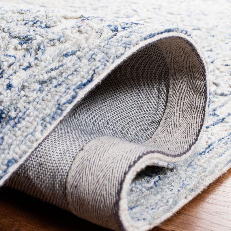 Trace TRC302 Hand Tufted Area Rug - Ivory/Blue - 8'x10' - Safavieh.
