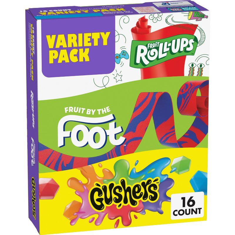 Fruit Flavored Variety Snacks - 16ct/10.2oz
