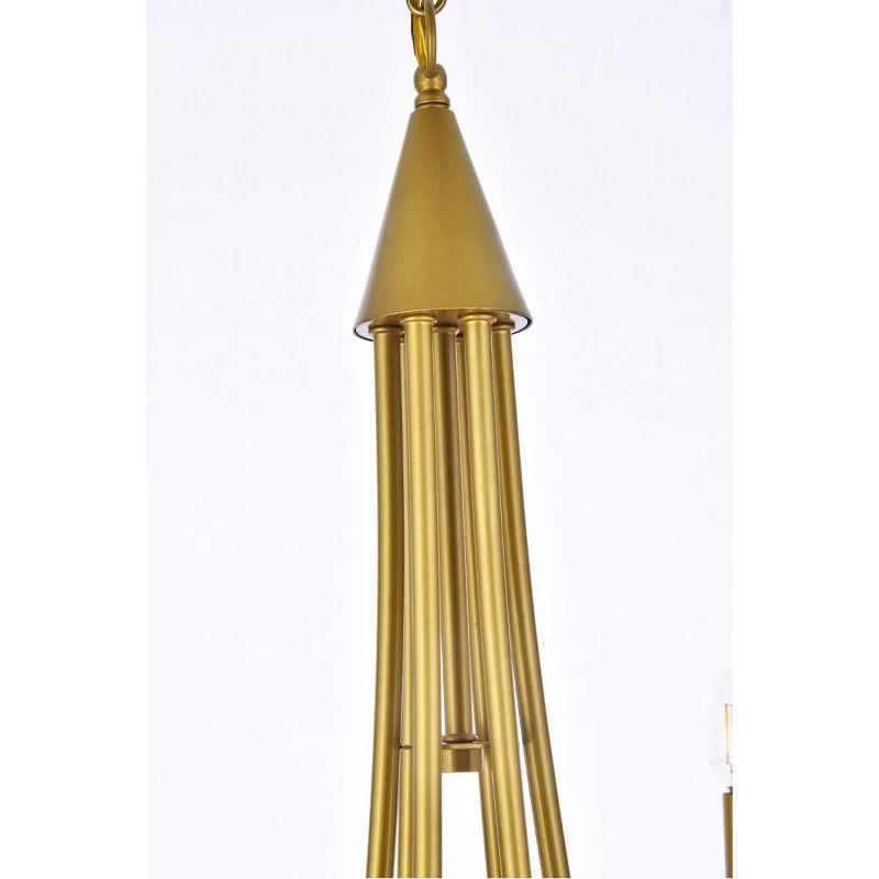 Elegant Lighting Cohen 42 inch pendant in brass