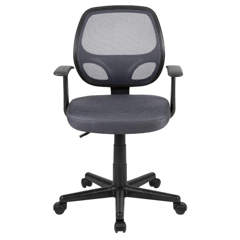 Meridianville Mid-Back Mesh Swivel Ergonomic Task Office Chair - Arms