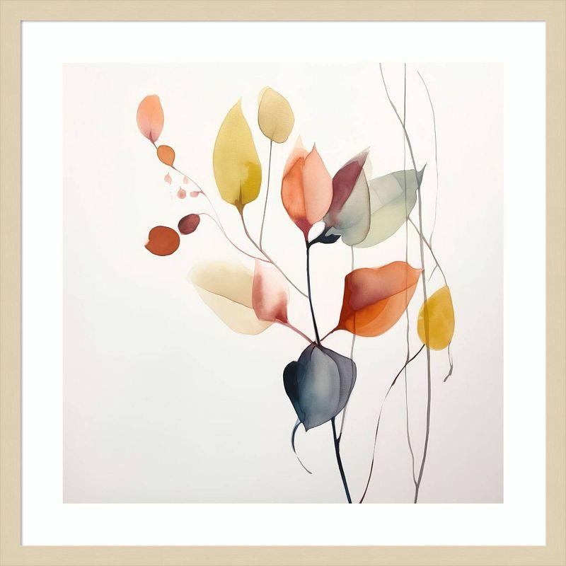 Amanti Art Fluid Floral Artistry I by Irena Orlov Framed Wall Art Print