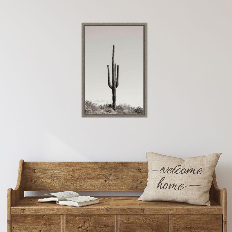 Amanti Art Saguaro Afternoon by Nathan Larson Framed Canvas Wall Art