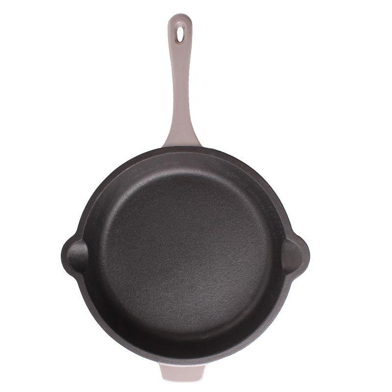 BergHOFF BergHOFF Neo 5Pc Cast Iron Set: 5Qt and 8Qt Covered Dutch Ovens and 10" Fry Pan