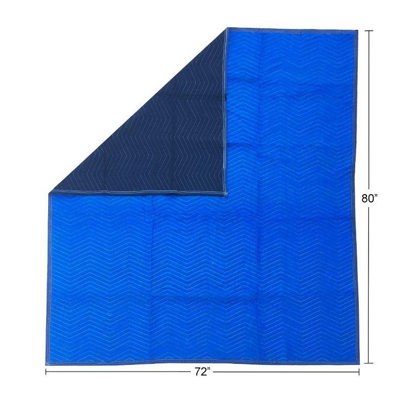 UBMOVE Pack of 6 Supreme Quality Moving Blankets 72" x 80"( 85 Lbs./Dozen)