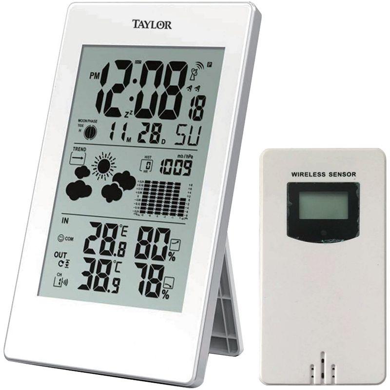 Taylor Digital Indoor/Outdoor Weather Station with Wireless Sensor