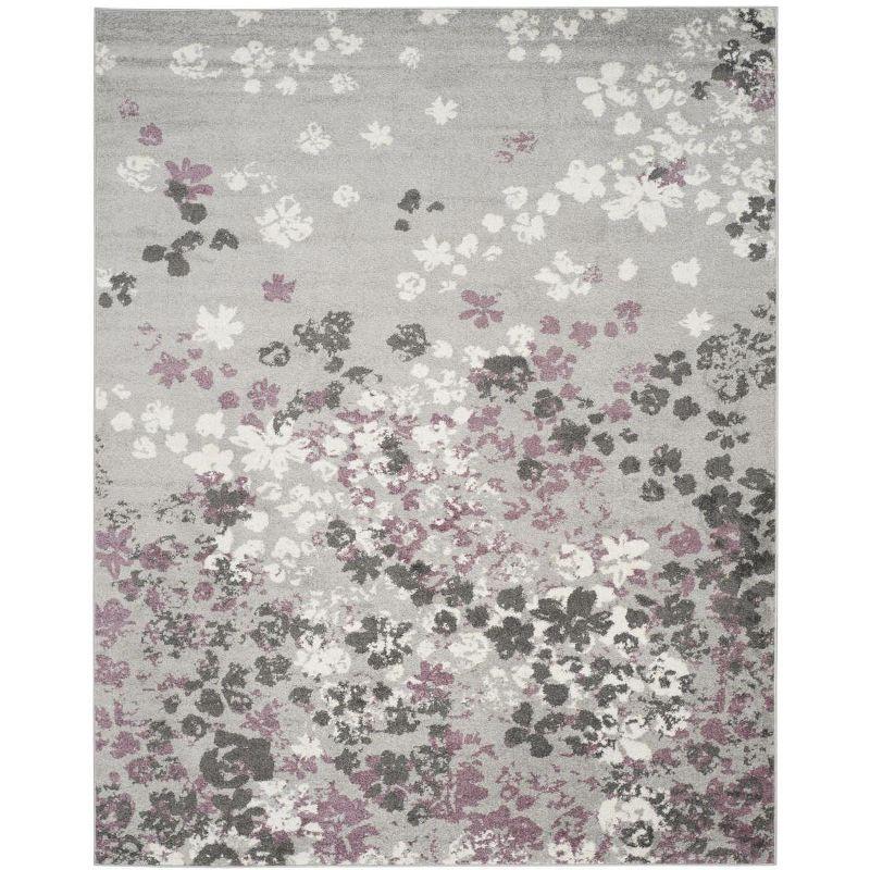 Adirondack ADR115 Machine Made Indoor Area Rug - Light Grey/Purple - 10'x14' - Safavieh