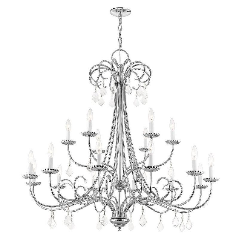 Livex Lighting Daphne 18 - Light Chandelier in  Polished Chrome