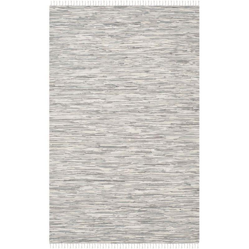 Montauk MTK753 Hand Woven Area Rug - Silver - 5'x7' - Safavieh.