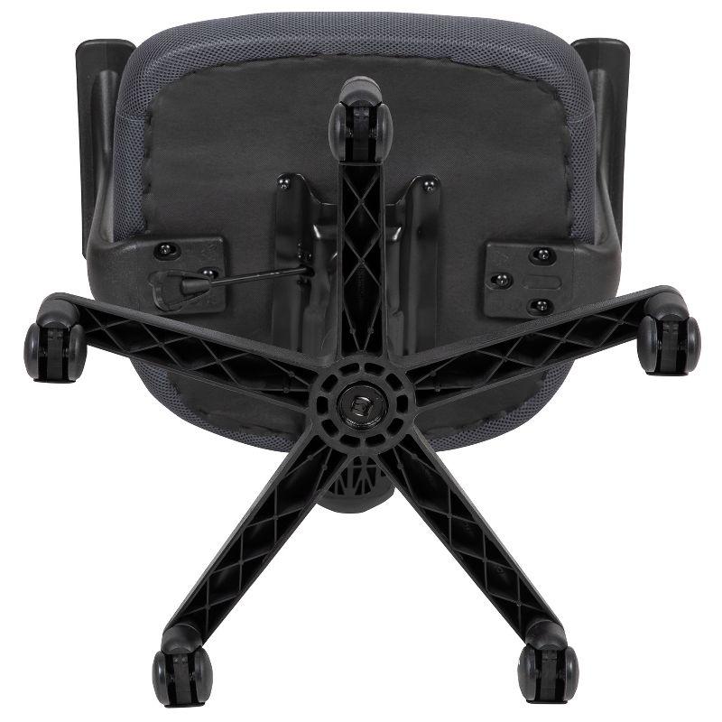 Mid-Back Mesh Swivel Ergonomic Task Office Chair - Arms