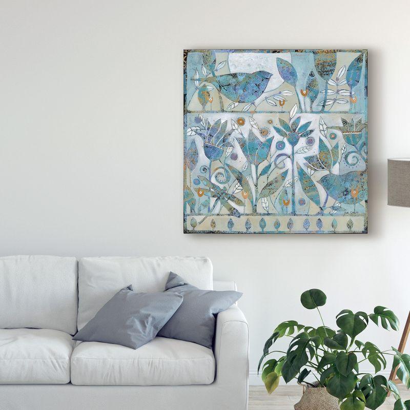 Trademark Fine Art -Sue Davis 'Spring Garden Abstract Modern' Canvas Art