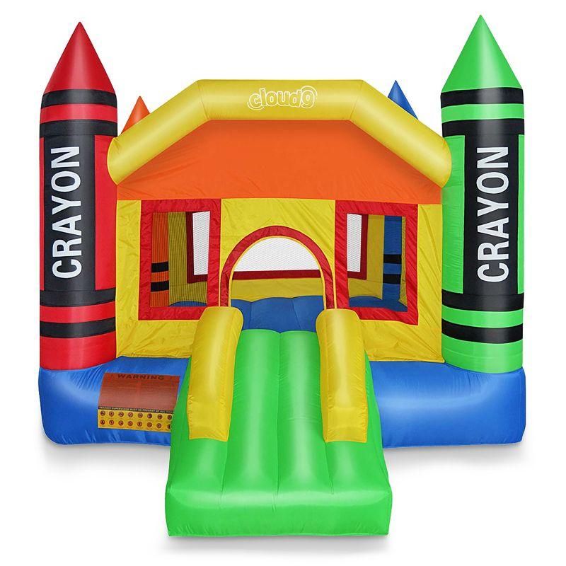 Cloud 9 Mini Crayon House - Inflatable Bouncer