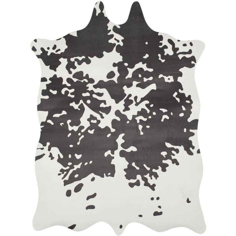 Faux Hide Animal Print Indoor Rug