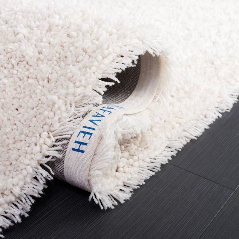 Assar Handmade Shag Ivory Rug