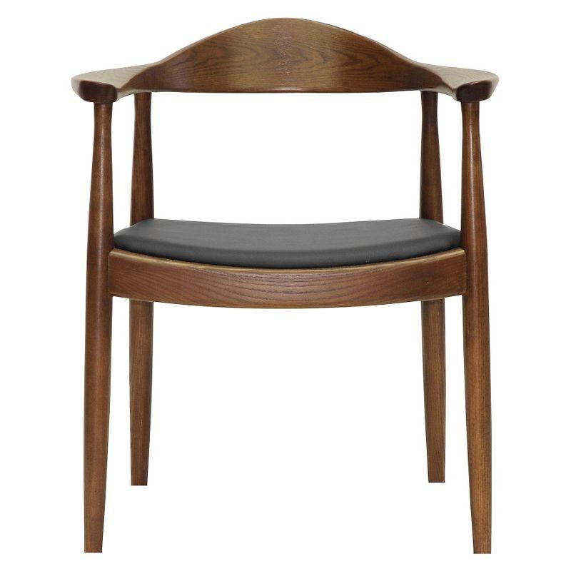 Embick Mid-Century Modern Dining Chair - Brown - Baxton Studio