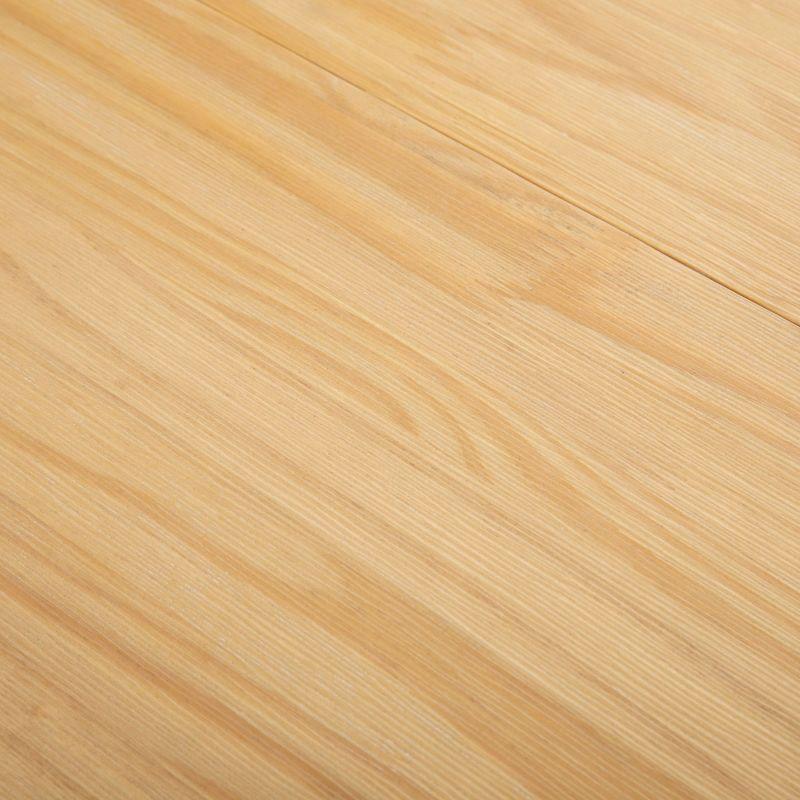 Plank+Beam 48" Dining Table for 4, Classic Farmhouse Solid Wood Kitchen Table, Blonde Wirebrush